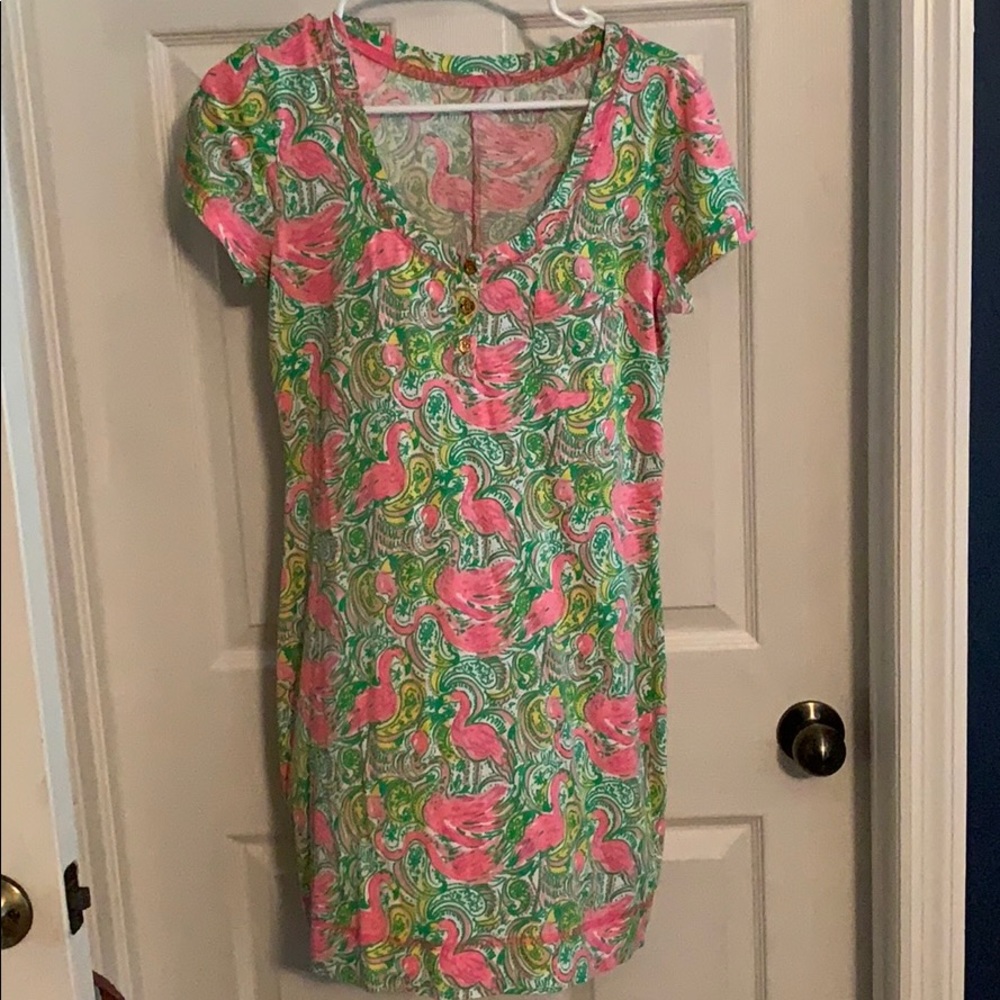 Cotton Lily Pulitzer shirt dress size medium